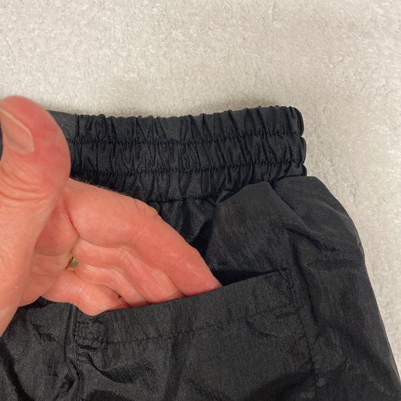 Vintage vertical active nylon jogging suit black teal and grey size medium 5 - Picture 14 of 14